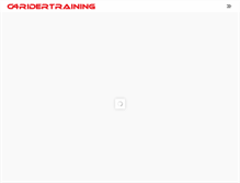 Tablet Screenshot of c4ridertraining.com